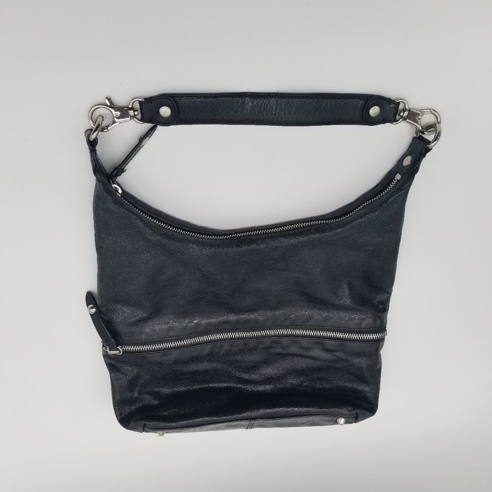 HOBO | Black leather purse | The Original HOBO bag